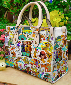 Scooby Doo Leather HandBag White For Women Gift