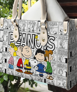 Snoopy Comic Leather Bag For Women Gift