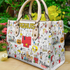 Snoopy Dog Leather Bag For Women Gift