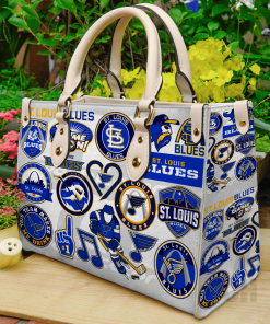 St. Louis Blues Leather Hand Bag For Women Gift