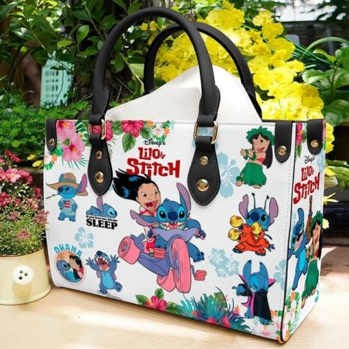 Stitch Funny Lover Leather Bag For Women Gift