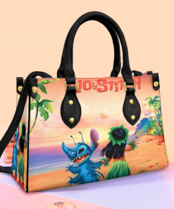 Stitch Disney Leather HandBag For Women Gift