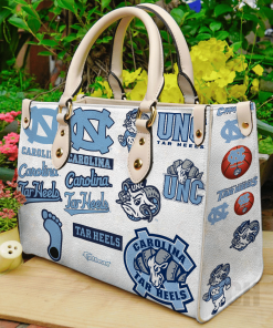 Tar Heels Leather Hand Bag For Women Gift