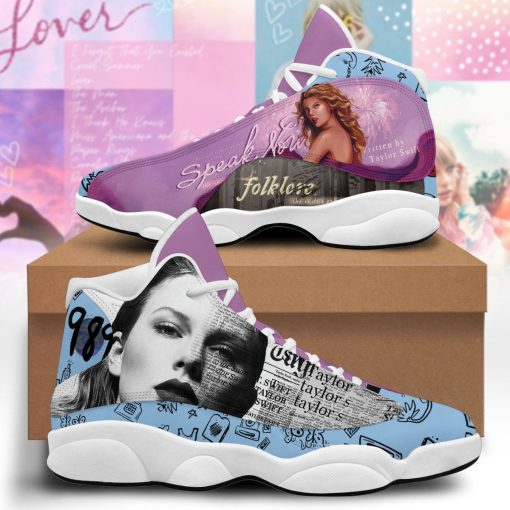 Taylor Swift AJ13 Sneakers Air Jordan 13 Shoes White