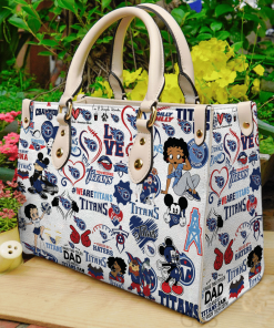 Tennessee Titans Leather Bag For Women Gift