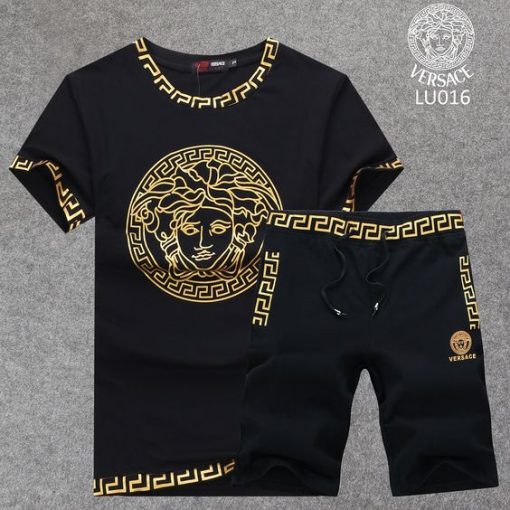 Versace Combo Unisex T-Shirt & Short Limited Luxury Outfit Mura1131