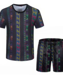 Versace Combo Unisex T-Shirt & Short Limited Luxury Outfit Mura11381