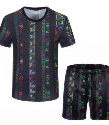 Versace Combo Unisex T-Shirt & Short Limited Luxury Outfit Mura11381