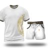 Versace Combo Unisex T-Shirt & Short Limited Luxury Outfit Mura11410