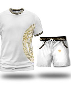 Versace Combo Unisex T-Shirt & Short Limited Luxury Outfit Mura11410