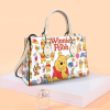 Winnie The Pooh Bear Funny Leather HandBag For Women Gift