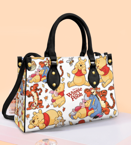 Winnie the Pooh Leather Bag For Women Gift Type01