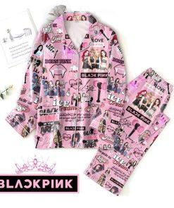 Black Pink In Your Area Pajamas Set, Born Pink Pajamas