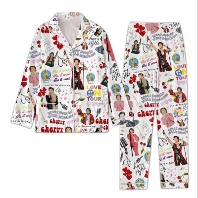 Harry Styles Love On Tour 2023 We’ll Be Alright Merry Christmas Pajamas Set