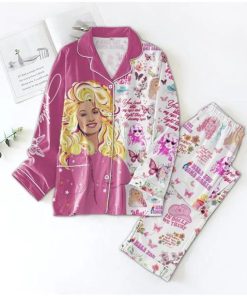 Have A Holly Dolly Christmas Pajamas Set, In Dolly We Trust Women Pajamas Set