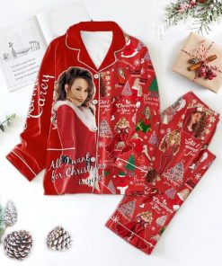 Mariah Carey All I Want For Christmas Is You Pajamas Set, 1994 Mariah Carey Xmas Pajamas