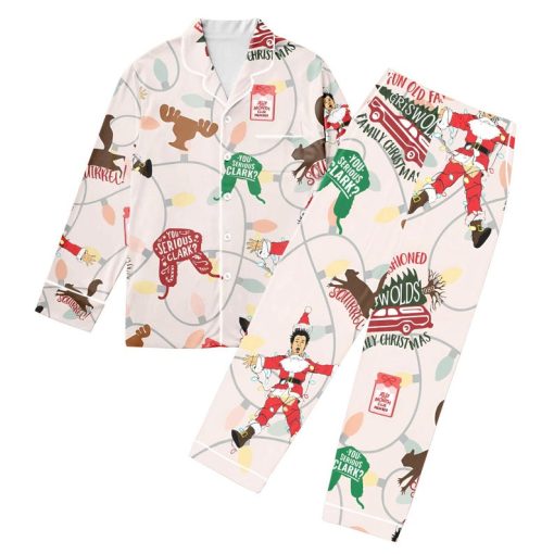 Shitters Full Christmas Pajamas Set, Griswold Family Xmas Pajamas