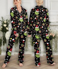 The Grinch Christmas Pajama Set Family, Whoville University Grinch Christmas Pajama Set