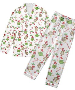 The Grinch Christmas Pajama Set Family, Friends Grinch Grinch Cindy Lou Who Dog Gift