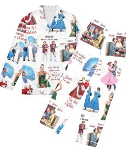 White Christmas Pajamas Set, White Christmas Movie 1954 Pajamas