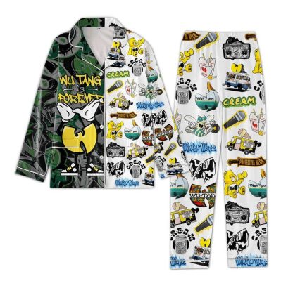 Wtang Clan Pajamas, WuTan Band Pajamas Set, Rock Band Holiday Pajamas