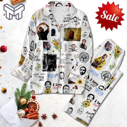 Post Malone Pajamas Set, Post Malone Women Pajamas, Post Malone Thick Pajamas