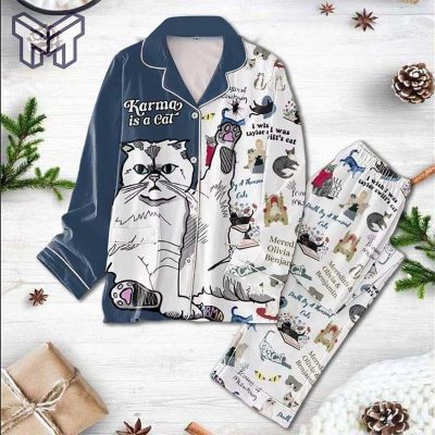 Taylor Swift Version's Eras Tour Christmas Pajamas Set, Eras Tour Pajamas Set, Swiftiie Pajamas Set Type03