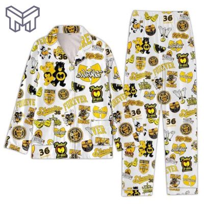 Wtang Clan Pajamas, WuTan Band Pj Set Pants, Hiphop Midnight Shirt, Rock Band Holiday Pajamas