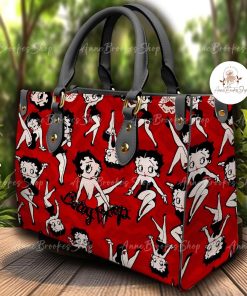 Betty Boop Leather Handbag, Women Leather Bag-Style02