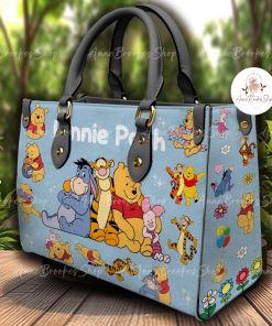 Winnie The Pooh Friends Leather Handbag, Winnie Pooh Handbag