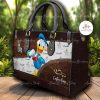 Donald Duck Leather Handbag, Disney Donald Duck Handbag