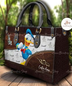 Donald Duck Leather Handbag, Disney Donald Duck Handbag